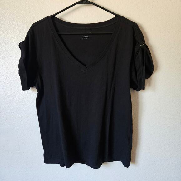 Anthropologie Casual Everyday Shirt Medium Black - Picture 1 of 8